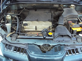 2005 MITSUBISHI OUTLANDER LS, 2.4L, AUTOMATIC, 2WD, COLOR GREEN, STK 143682